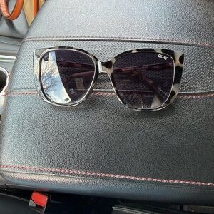 Quay Australia Black Tortoiseshell Cat Eye Sunglasses